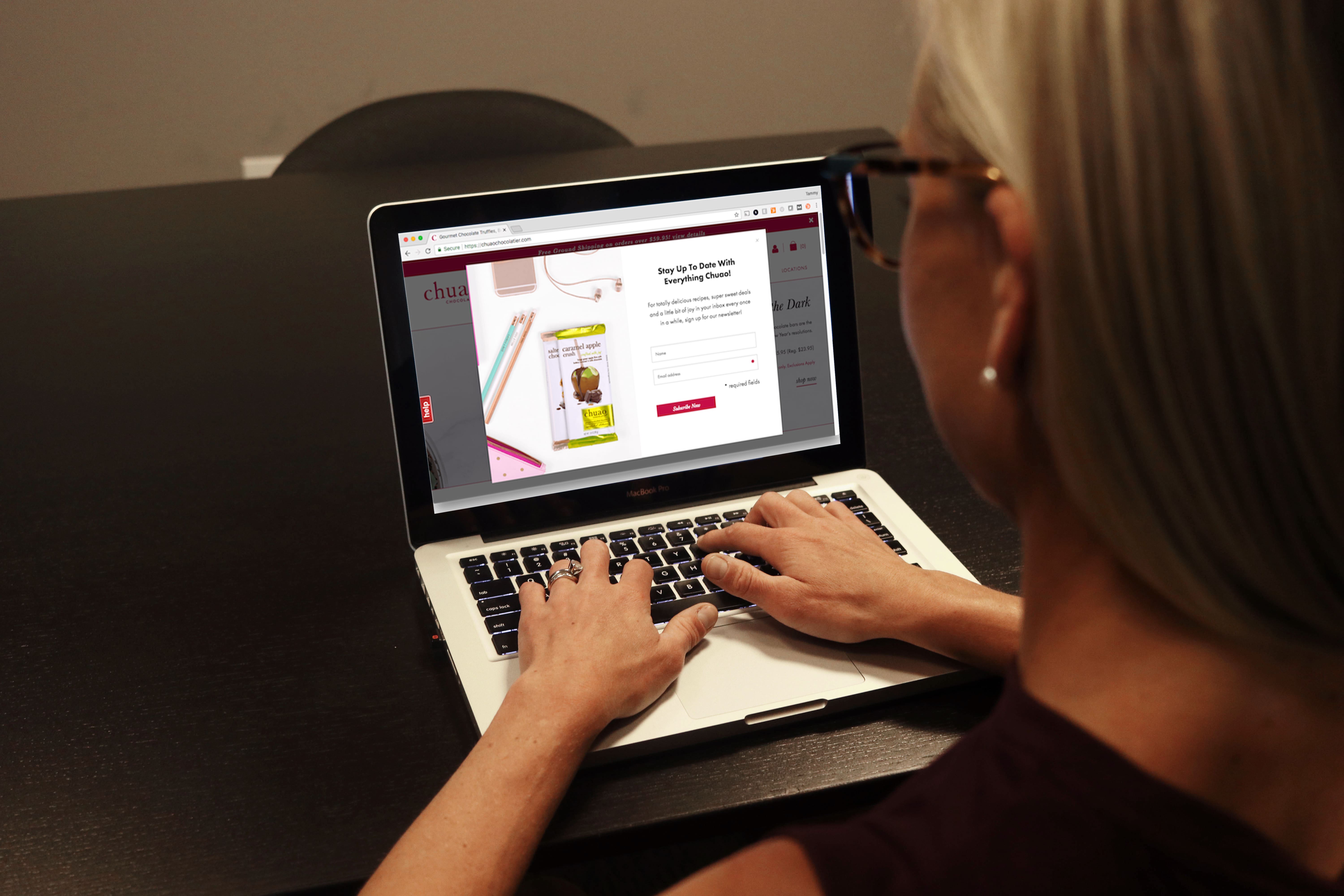 Website pop-up